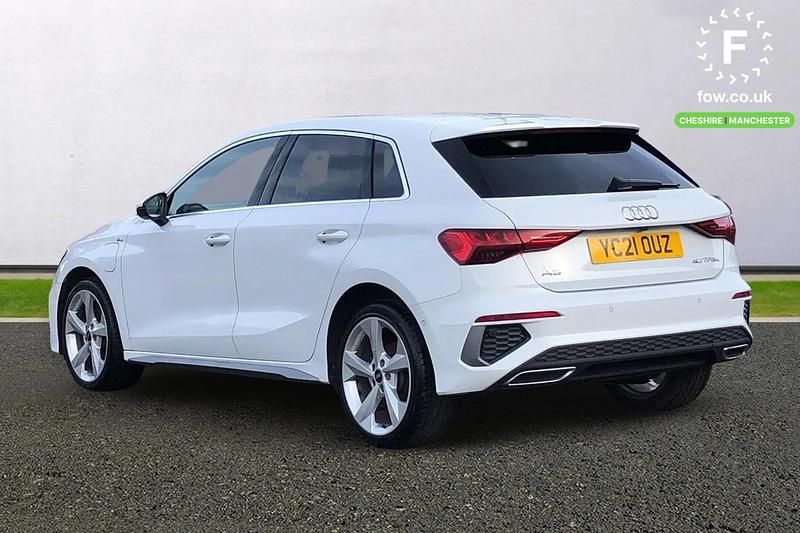 Used Audi A3 Sportback e-tron S-Line 2021 White Hatchback