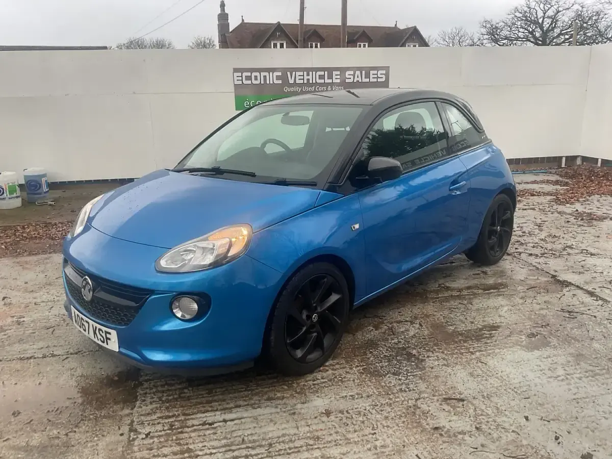 Used Vauxhall Adam 70 HP (51 kW) 2016 Blue Hatchback