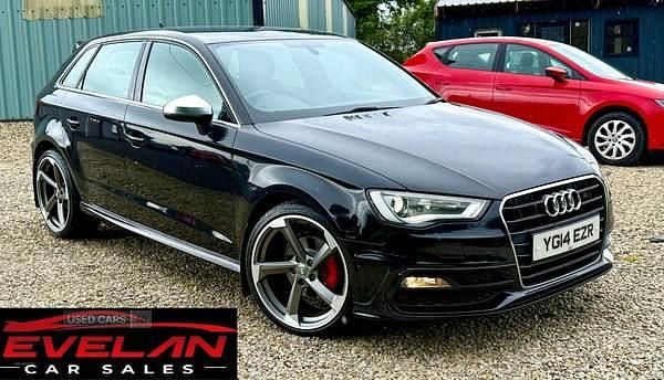 Black Used 2014 Audi A3 S-Line Hatchback | £9,950 (Expensive) - Image 1/4