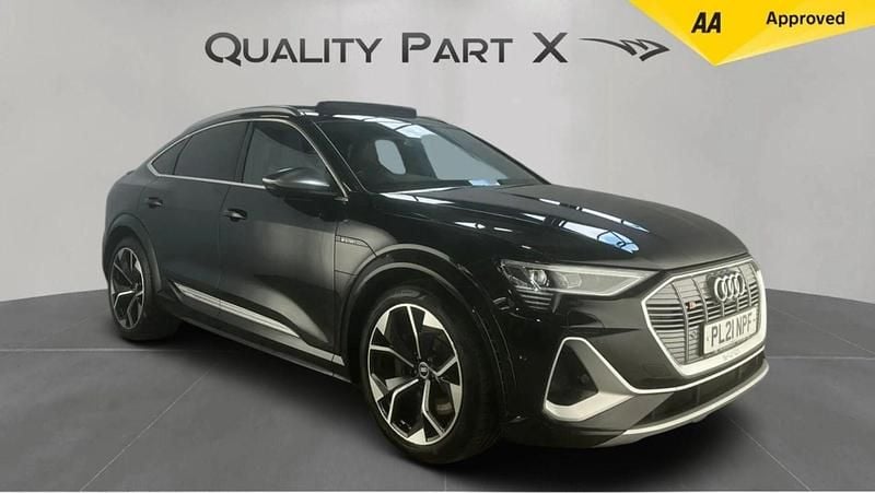 Black Used 2021 Audi e-tron SUV | £26,490 (Good price) - Image 1/4