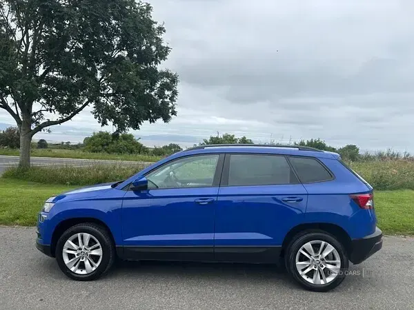 Used Skoda Karoq SE Technology 116 HP (85 kW) 2019 Blue SUV