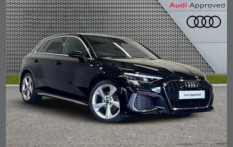 Black Used 2023 Audi A3 S-Line Hatchback | £26,495 (A bit pricey) - Image 1/3