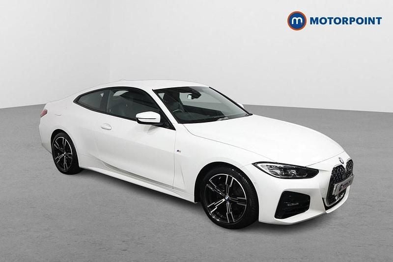 White Used 2022 BMW 420 M Sport Coupe | £27,449 (Super price) - Image 1/4