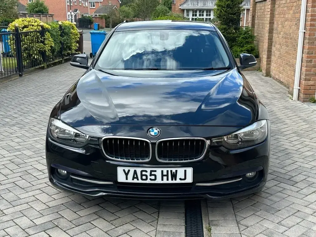 Used BMW 320 Sport Line 2015 Black Sedan