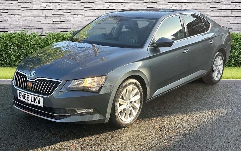 Used Skoda Superb SE Technology 150 HP (110 kW) 2019 Grey Hatchback