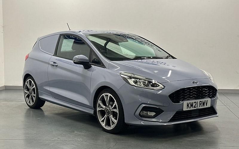 Blue Used 2021 Ford Fiesta Sport Van | £11,995 (Fair price) - Image 1/4