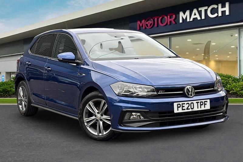 Blue Used 2020 VW Polo R-line Hatchback | £12,600 (Good price) - Image 1/4
