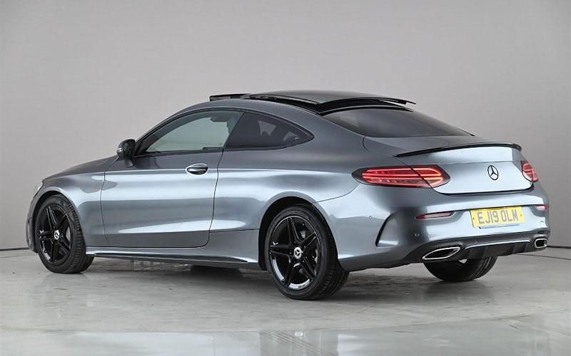 Used Mercedes C300 AMG Line Premium Plus 258 HP (189 kW) 2019 Grey Coupe
