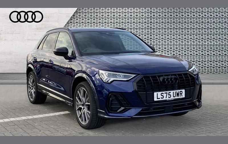 Ny Audi Q3 Black Edition 150 HK (110 kW) 2025 Blå SUV
