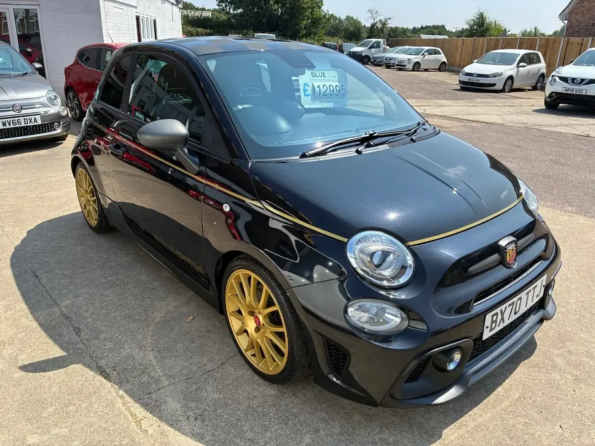 Used Abarth 595 70th Anniversary 165 HP (121 kW) 2020 Black Hatchback