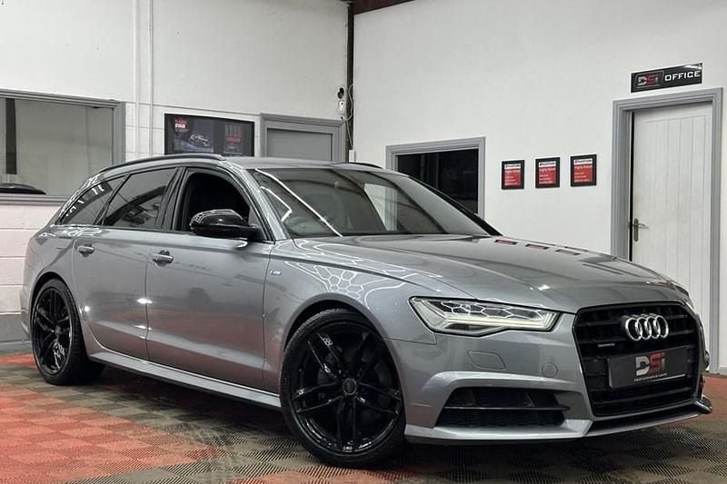 Used Audi A6 Black Edition 272 HP (200 kW) 2017 Grey Estate