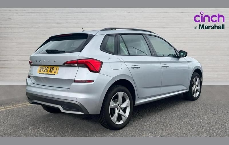 Used Skoda Kamiq SE 116 HP (85 kW) 2020 Brilliant silver metallic SUV
