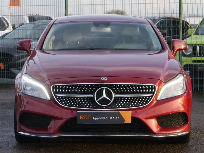 Used Mercedes CLS220 AMG Line Premium Plus 177 HP (130 kW) 2016 Red Sedan