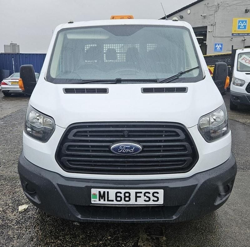 Used Ford Transit 130 HP (95 kW) 2018 White Cabriolet