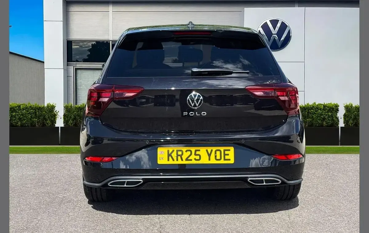 Used VW Polo R-line 115 HP (84 kW) 2025 Black Hatchback