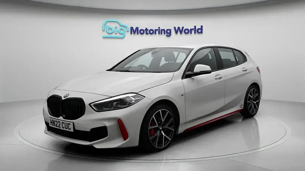 Used BMW 128 M Sport 265 HP (194 kW) 2022 White Hatchback