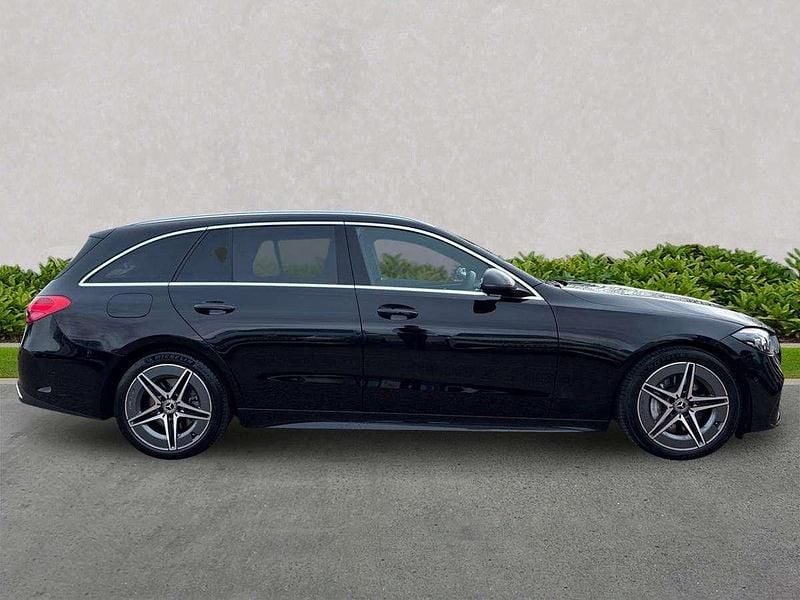 Used Mercedes C200 AMG line 2025 Black Estate