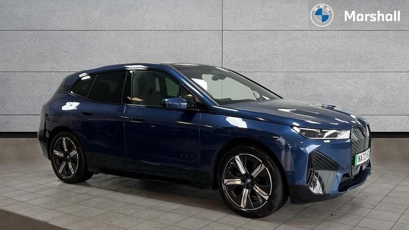Phytonic blue Used 2022 BMW iX M Sport SUV | £34,596 (Fair price) - Image 1/4