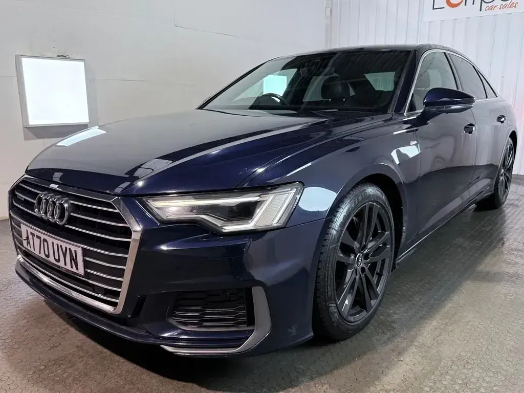 Usado Audi A6 S-Line 286 CV (210 kW) 2020 Azul Berlina