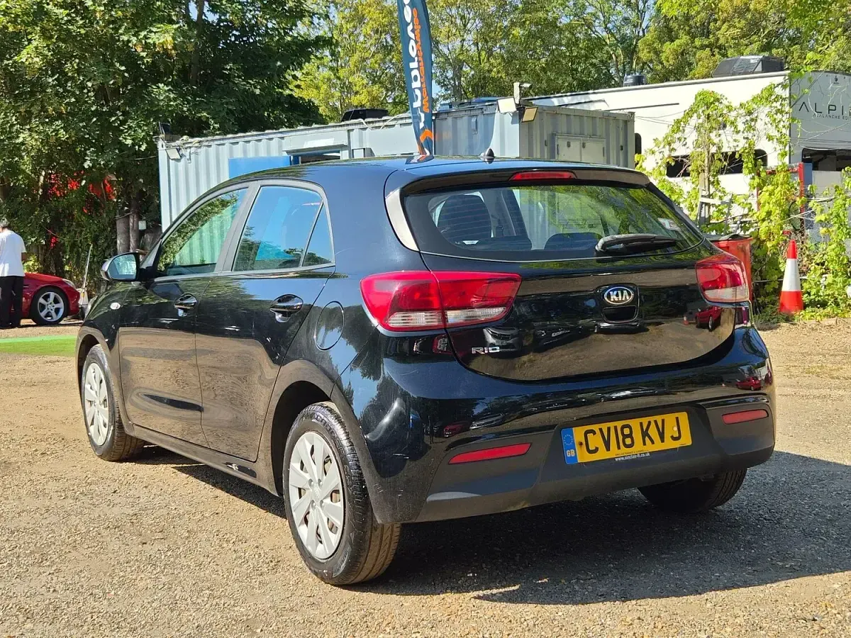 Used Kia Rio 83 HP (61 kW) 2018 Black Hatchback