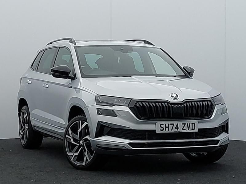 Silver Used 2024 Skoda Karoq SportLine SUV | £26,498 (A bit pricey) - Image 1/4