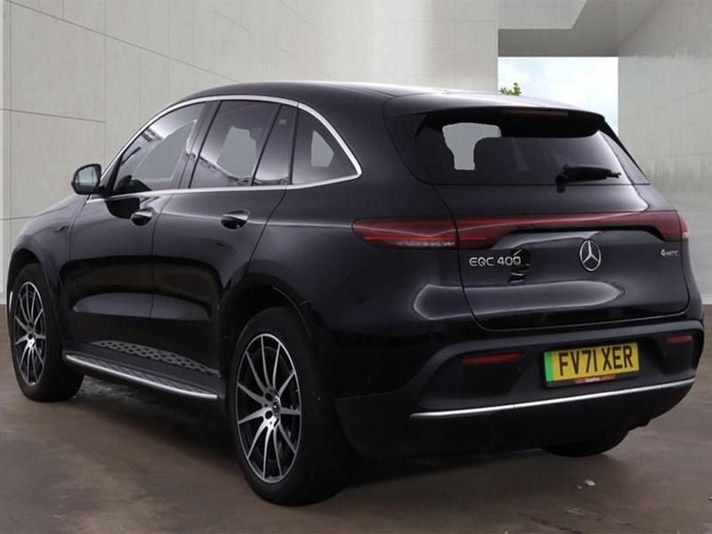 Used Mercedes EQC400 AMG line 300 kW (408 HP) 2022 Black SUV