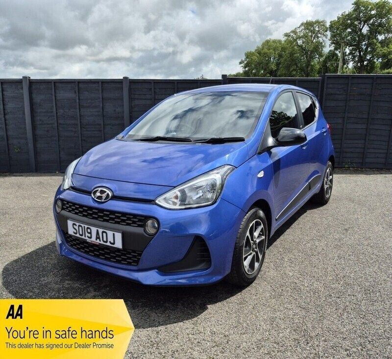 Blue Used 2019 Hyundai i10 GO! Hatchback | £9,234 (Fair price) - Image 1/4