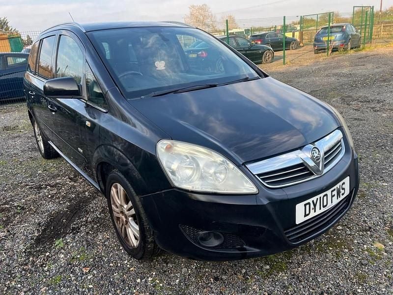 Black Used 2010 Vauxhall Zafira Design Edition MPV | £1,295 (Good price) - Image 1/4