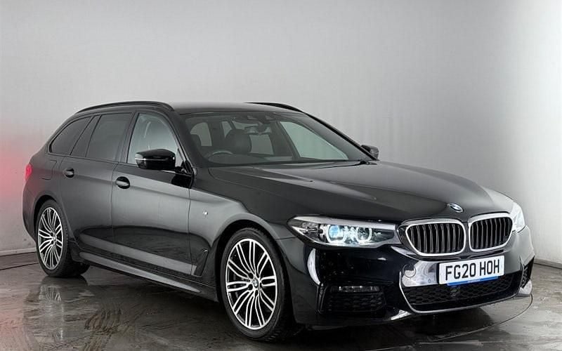 Black Used 2020 BMW 530 M Sport Estate | £21,500 (Super price) - Image 1/3