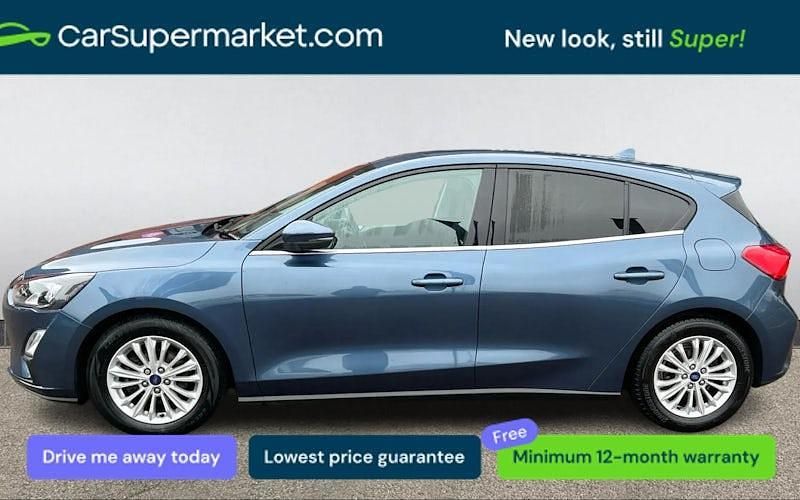 Used Ford Focus Titanium 120 HP (88 kW) 2020 Blue Hatchback