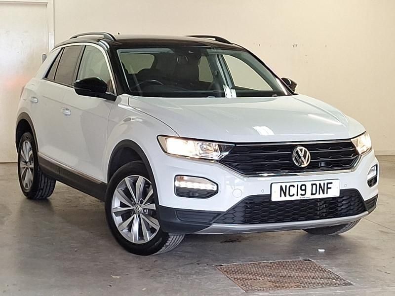 Used VW T-Roc Design 115 HP (84 kW) 2019 White SUV