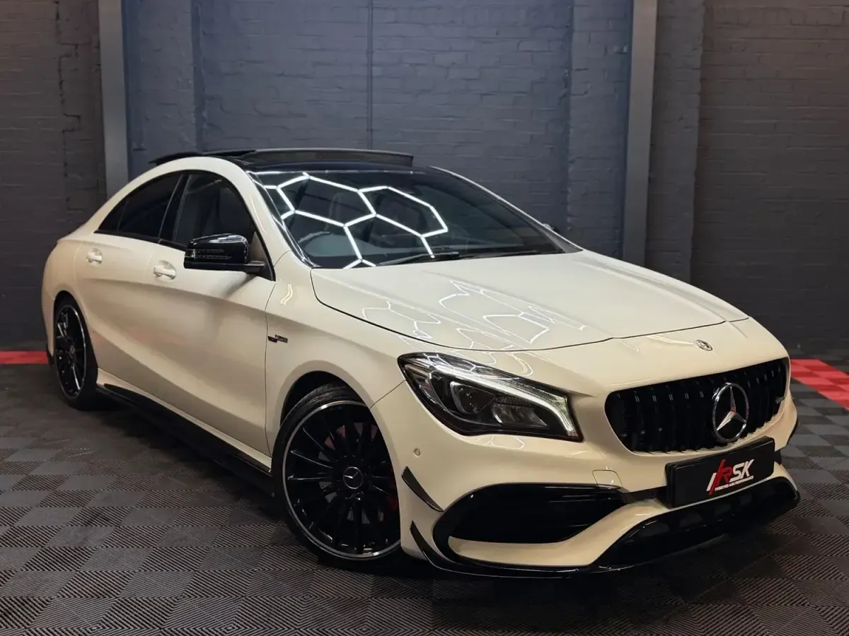 Used Mercedes CLA45 AMG 2017 White Coupe
