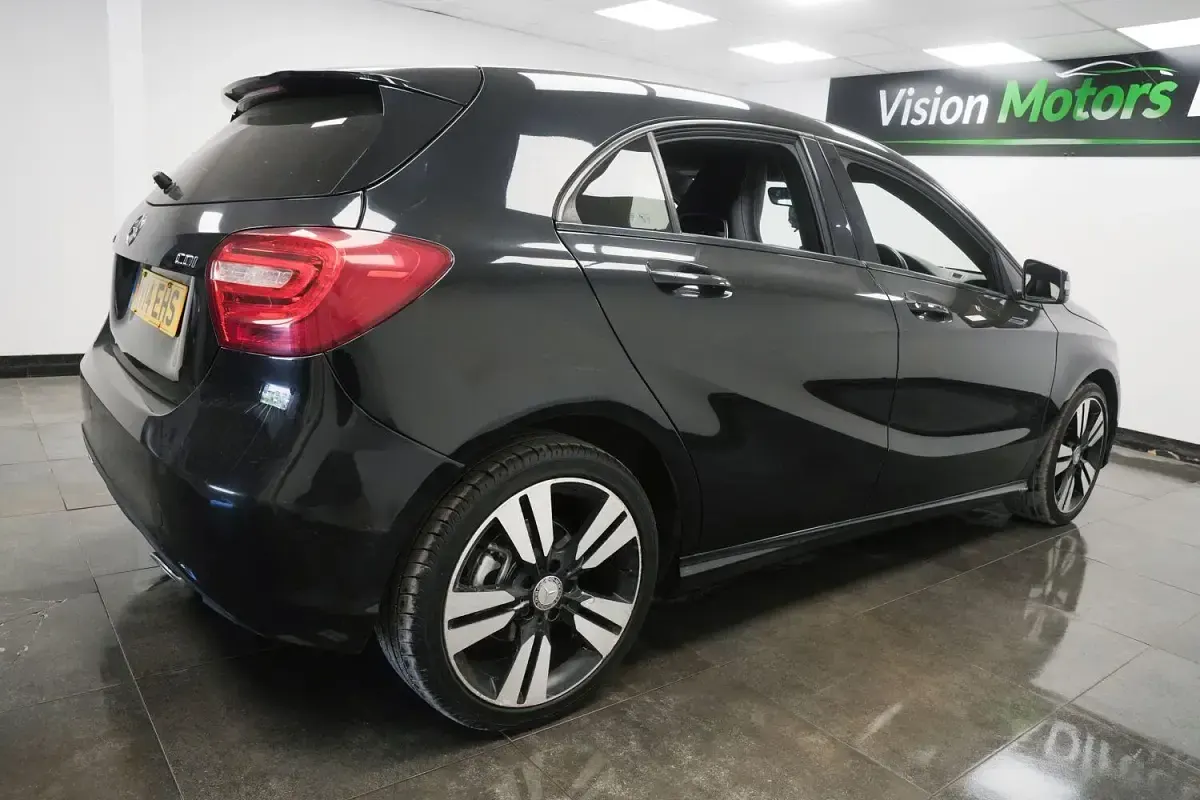 Used Mercedes A200 136 HP (100 kW) 2014 Black Hatchback