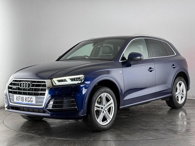 Used Audi Q5 S-Line 252 HP (185 kW) 2018 Blue SUV