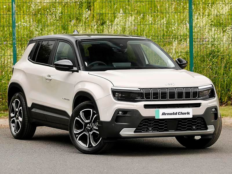 Bicolour metallic stone with volcano roof New 2025 Jeep Avenger EV Summit SUV | £25,998 (Fair price) - Image 1/4