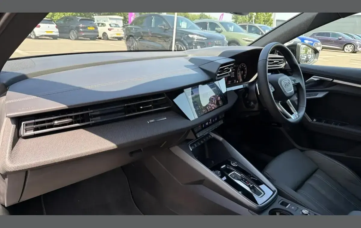 Used Audi A3 Black Edition 150 HP (110 kW) 2025 Blue Hatchback