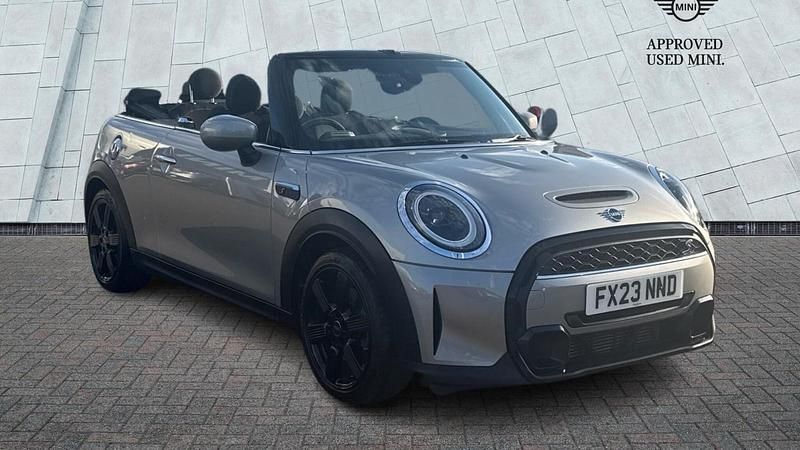 Silver Used 2023 Mini Cooper S Cabriolet Classic Cabriolet | £20,475 (Good price) - Image 1/4