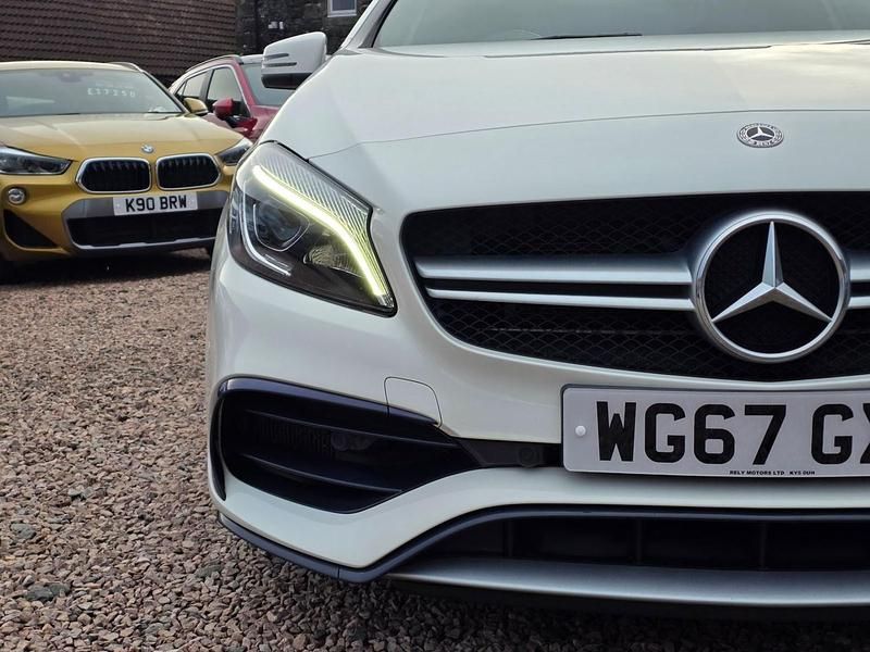 Second-hand Mercedes A45 AMG Premium 381 CP (280 kW) 2017 Alb Hatchback