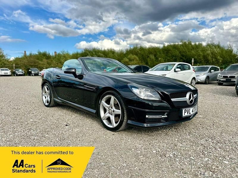 Black Used 2015 Mercedes SLK250 AMG Cabriolet | £6,685 (Fair price) - Image 1/1