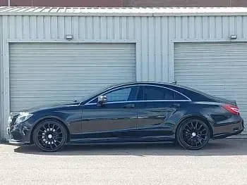 Used Mercedes CLS220 AMG line 177 HP (130 kW) 2017 Black Coupe