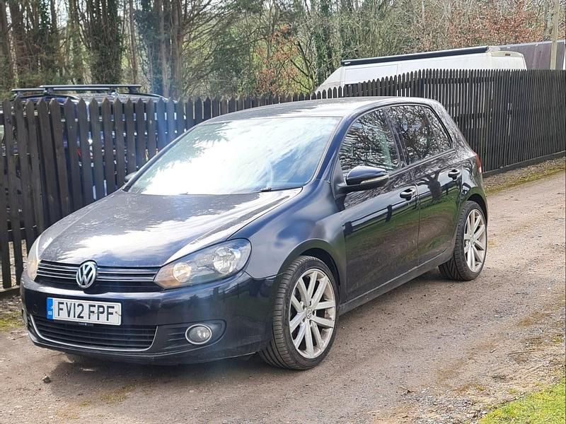 Begagnad VW Golf VII GT 140 HK (102 kW) 2012 Svart Halvkombi
