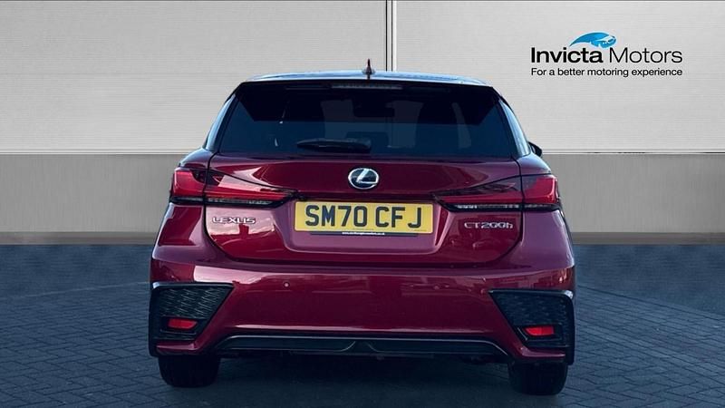 Used Lexus CT200h Sport Line 134 HP (98 kW) 2020 Red Hatchback