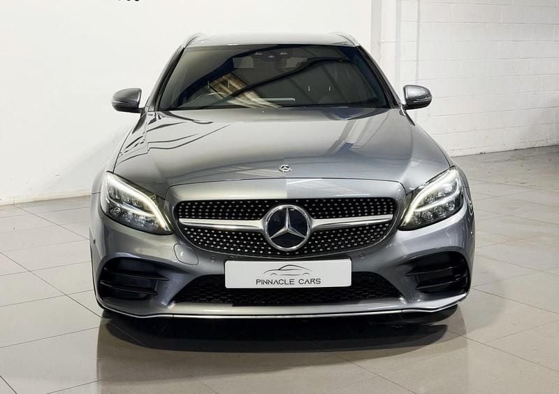 Used Mercedes C220 AMG line 194 HP (142 kW) 2019 Grey Estate