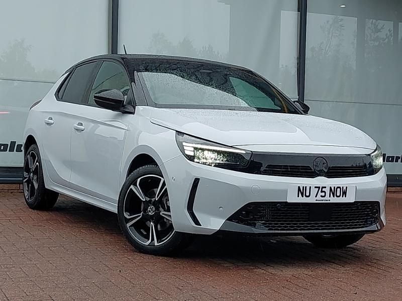 Special solid contour white New 2025 Vauxhall Corsa Ultimate Hatchback | £18,998 (Fair price) - Image 1/4