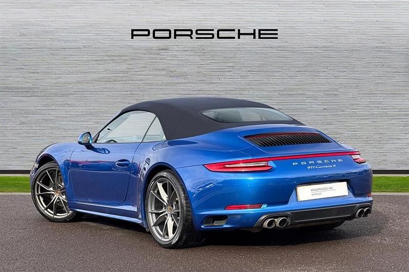 Used Porsche 911 370 HP (272 kW) 2016 Blue Cabriolet