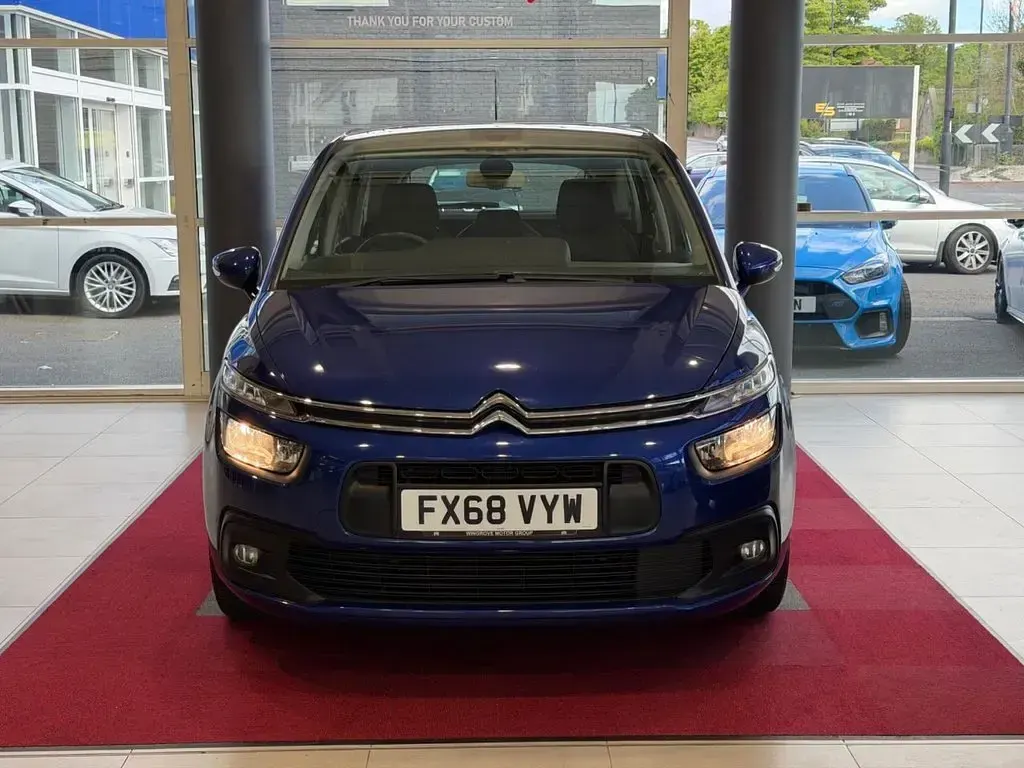Used Citroën C4 Touch 130 HP (95 kW) 2018 Blue MPV