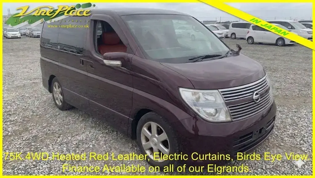 Usado Nissan Elgrand Premium Edition 2008 Púrpura Monovolumen