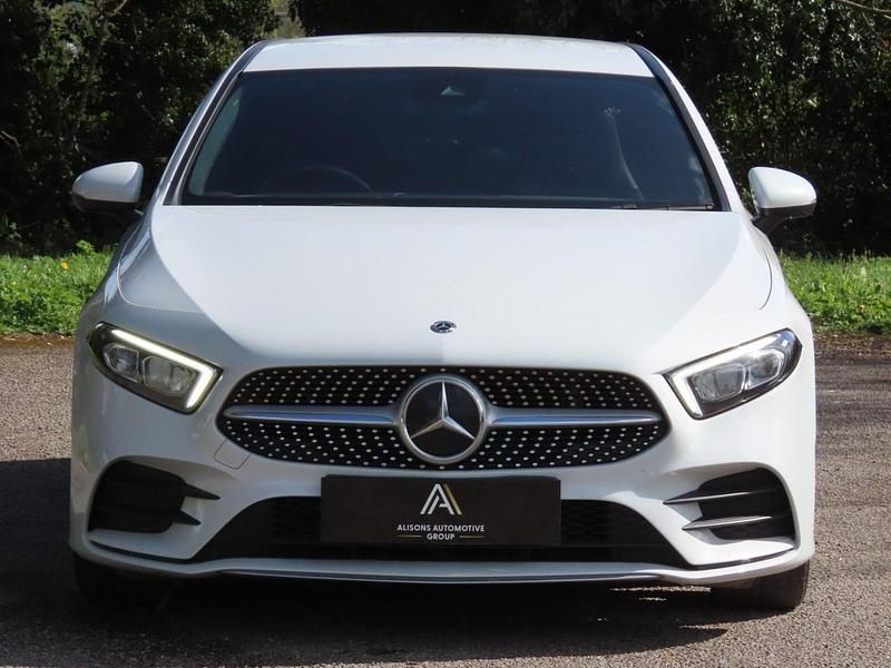 Used Mercedes A200 AMG line 163 HP (119 kW) 2020 White Hatchback