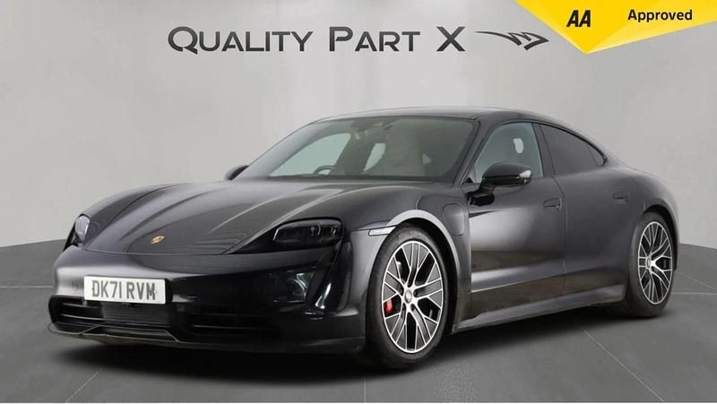 Used Porsche Taycan Performance Package 419 kW (571 HP) 2021 Black Sedan