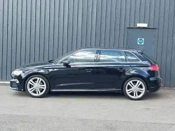 Used Audi A3 S-Line 116 HP (85 kW) 2019 Black Sedan